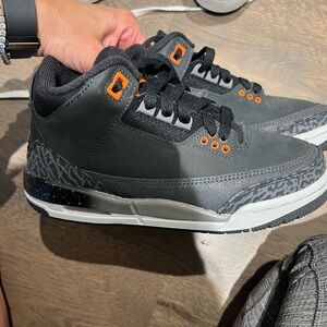 Barely worn size 4 Jordan's boys